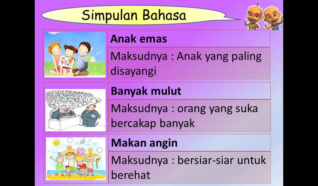 MARI BELAJAR SIMPULAN BAHASA (with images) · nabilla_husna 