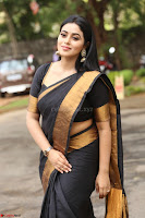 Poorna in Cute Backless Choli Saree Stunning Beauty at Avantika Movie platinum Disc Function ~  Exclusive 100.JPG