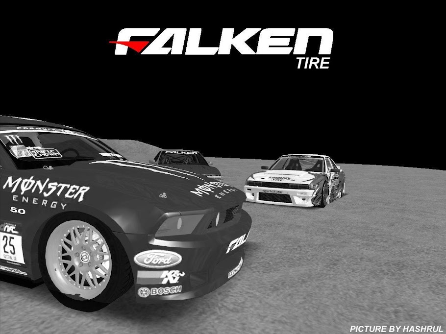 discount tire drift car. Falken Tire Drift Team