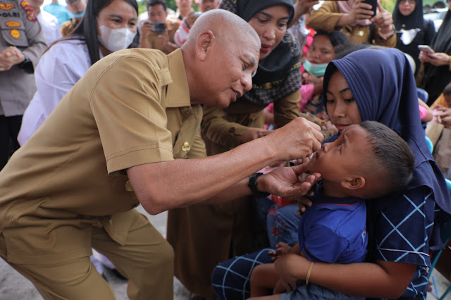 Hingga 19 Ferbruari Ini, Pemkab Asahan Targetkan Capaian Sub Pin Polio Mencapai 95 %