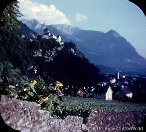 View-Master The Five Little Countries of Europe (B149), Scene 19: Liechtenstein-Vaduz