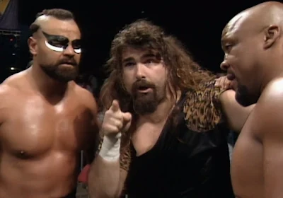 WCW Clash of the Champions 21 - The Barbarian, Cactus Jack, and Tony Atlas