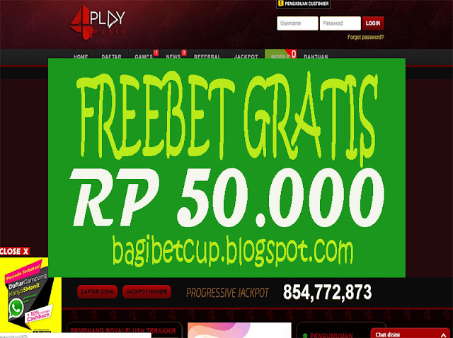 Pokerclub88 Freebet Gratis 50000 4PlayPoker