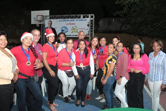 Club Avanzada Juvenil Las Caobas realiza Cena Navideña dedicada a Luis Abinader