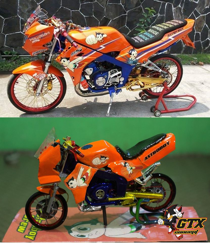 100 Gambar Motor Kawasaki Ninja 2 Tak Terkeren Gubuk Modifikasi
