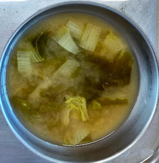 Winter-grown cabbage soybean paste soup