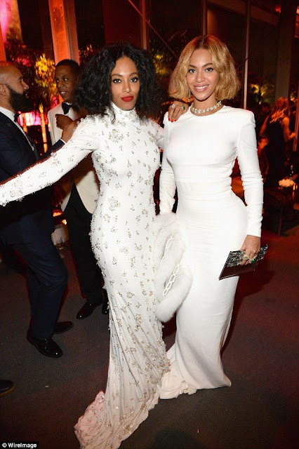 Beyonce and Solange