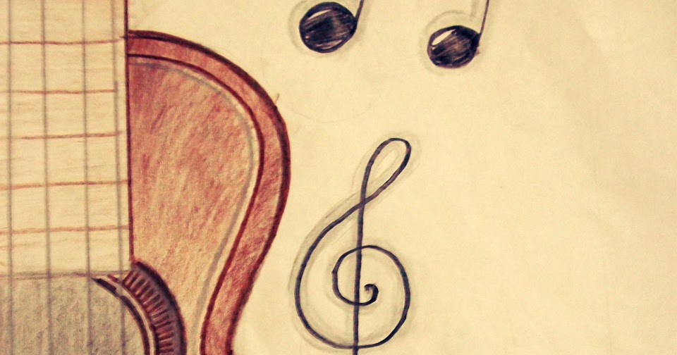 Drawings Dibujo A Lapiz De Guitarra