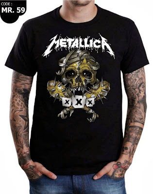 Jual Baju Kaos Metallica Murah
