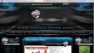 Template Black Editavel 2011 Blogger