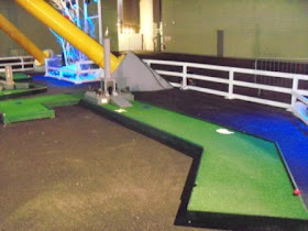 Minigolf course at The O2 in London