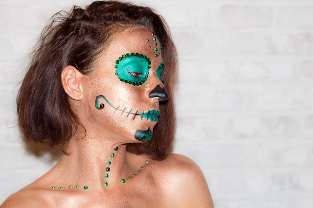 maquillage - halloween - calavera