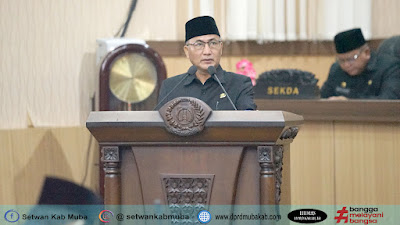 Pj Bupati Muba Sampaikan R-APBD Perubahan Tahun 2022 ke DPRD Muba