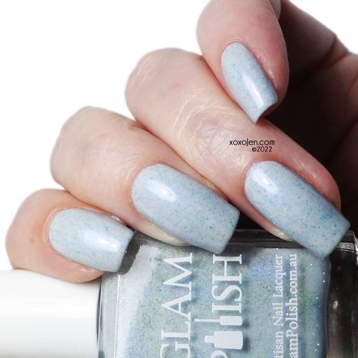 xoxoJen's swatch of Glam Polish Snow Crystals