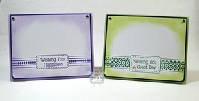 purple & green