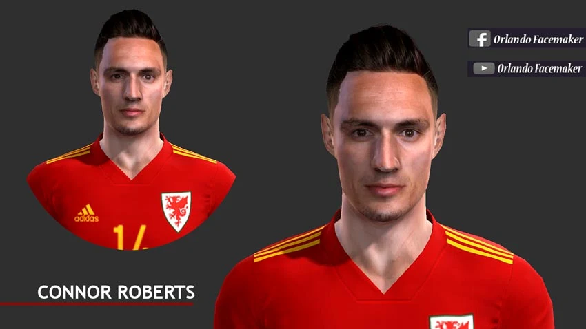 Connor Roberts Face For PES 2013