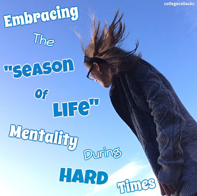  She used it to depict her crazy move schedule for the side past times side few months How to Embrace The Season of Life Mentality During Hard Times