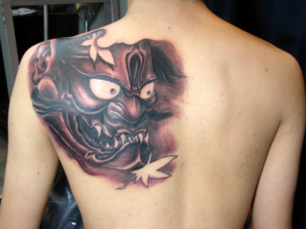 Japanese Mask Tattoos