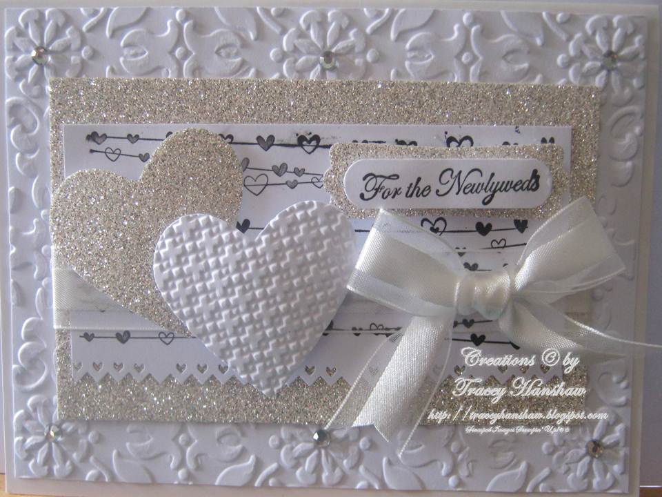 WEDDING CARD IDEAS WITH STAMPIN' UP GLIMMER PAPER