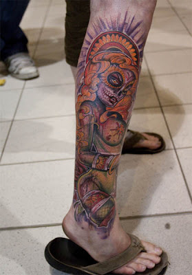 Color Tattoos, Leg Tattoos, Tattoo Designs