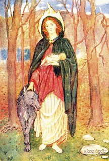 Brigid Of Kildare Animals Fire And Beer