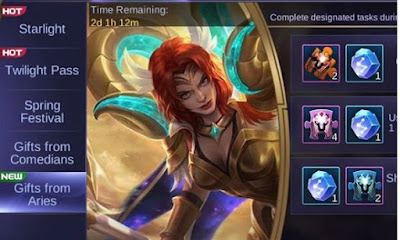 Hilda Zodiac Skin Aries Mobile Legends