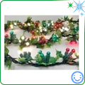 Christmas tree lighted garland