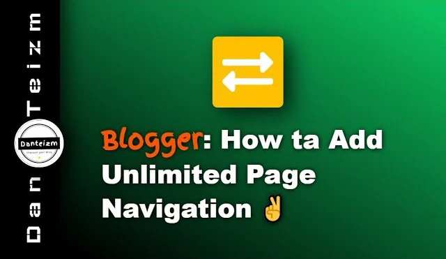Blogger numbered page navigation
