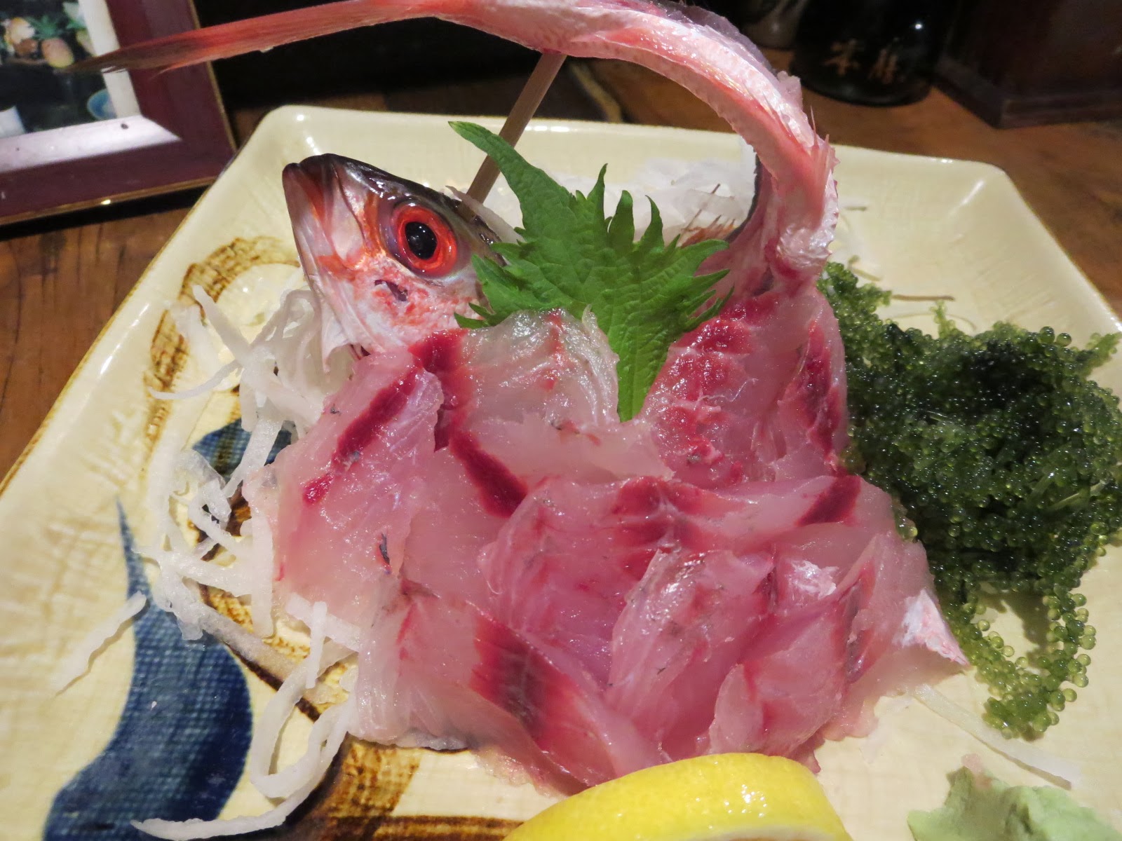 Haccpコンサルと美味しい料理 沖縄のグルクン