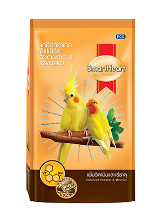 อาหารนกค๊อกคาเทล/เลิฟเบิร์ด สมาร์ทฮาร์ท SmartHeart Cockatiel & Lovebird