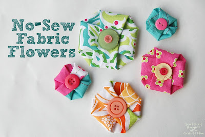 no Sew Fabric Flowers