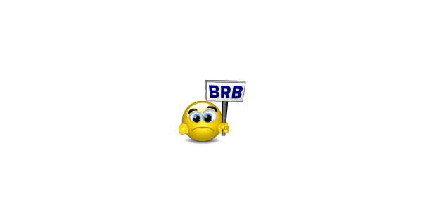  BRB  Smiley For Facebook Chat Symbols Emoticons 