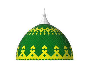 desain gambar kubah masjid aneka bentuk model warna motif panel enamel atap galvalum harga murah pengrajin kontraktor pemborong pembuatan ahli perbaikan anti bocor