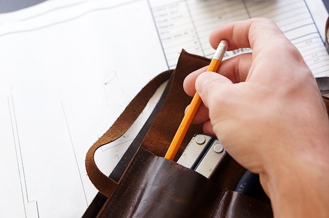 Leather Tool Roll Bag Tutorial