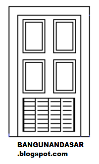 Cara Mudah Menggambar Pintu  Menggunakan Software Autocad