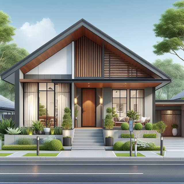 desain rumah 1 lantai