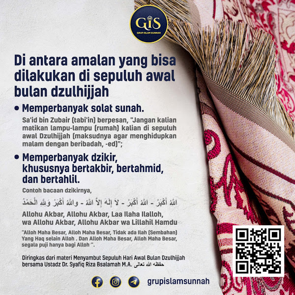 Audio ke-04: Materi Tematik ~ Pembahasan Amalan 10 Hari Pertama di Bulan Dzulhijjah Bag 04