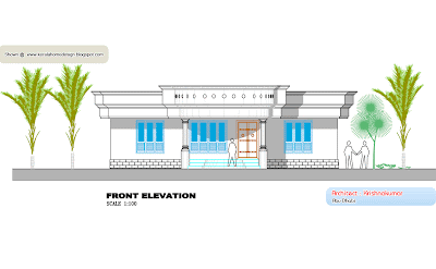 single floor house plan kerala - Elevation single floor house plan kerala - Elevation