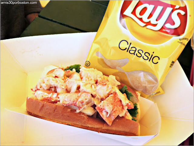 Lobster Roll de Thurston's Lobster Pound en Maine