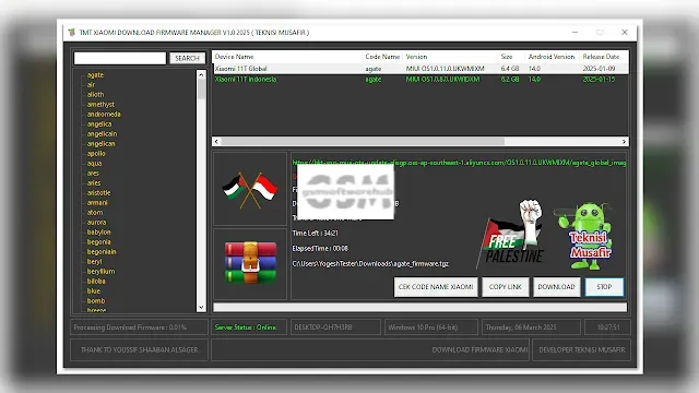 TMT Xiaomi Download Firmware Manager V1.0 2025