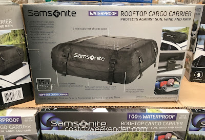 Samsonite Rooftop Cargo Carrier - No need for expensive rooftop cargo boxes