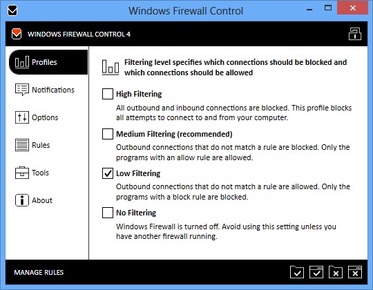 Windows Firewall Control Windows Firewall Control