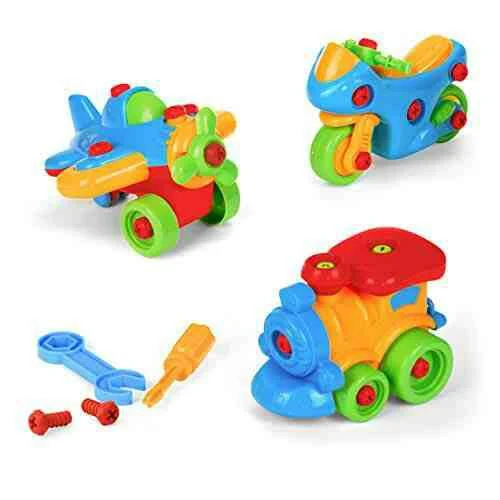 Minmi Kids Toys: Automotive Creative Learning Kit for Children - Build Trains, Motorcycles, Airplanes, etc
