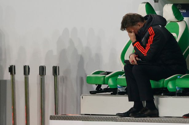Week to forget: Van Gaal can't watch as United lose to Wolfsburg