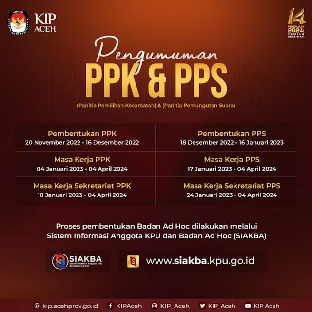 KIP Aceh Buka Buka Pendaftaran PPK dan PPS Pemilu 2024, Cek Jadwal dan Syaratnya di Sini