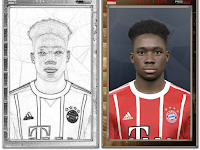 PES2017 FACE ALPHONSO DAVIES by Mo Ha