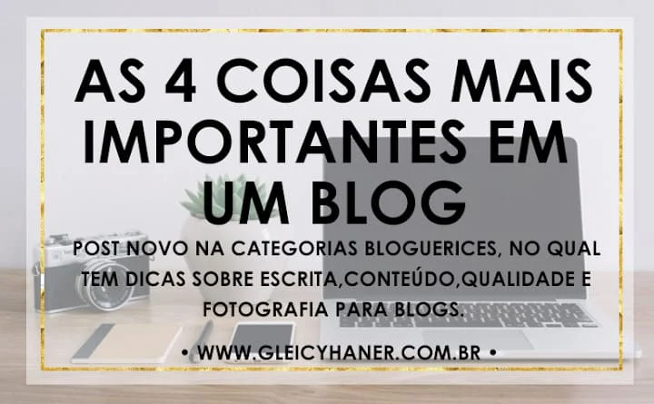 O que é importante em um blog? dicas