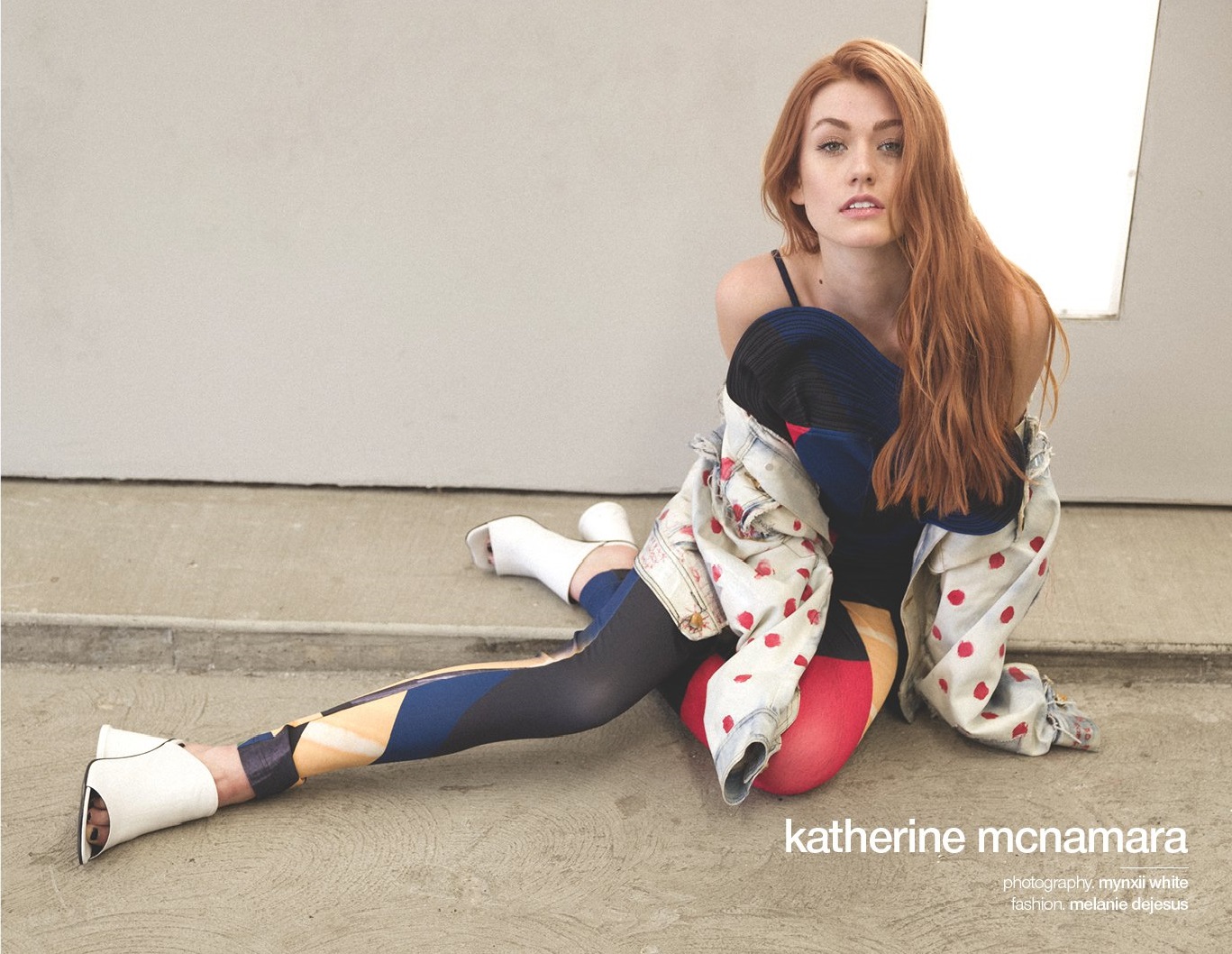 Katherine McNamara sexy fashion model photo shoot