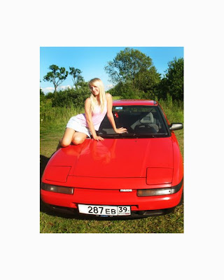 Cute Russian Girls and their Cars