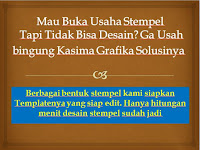 Jual Template Stempel Format CDR Siap Edit